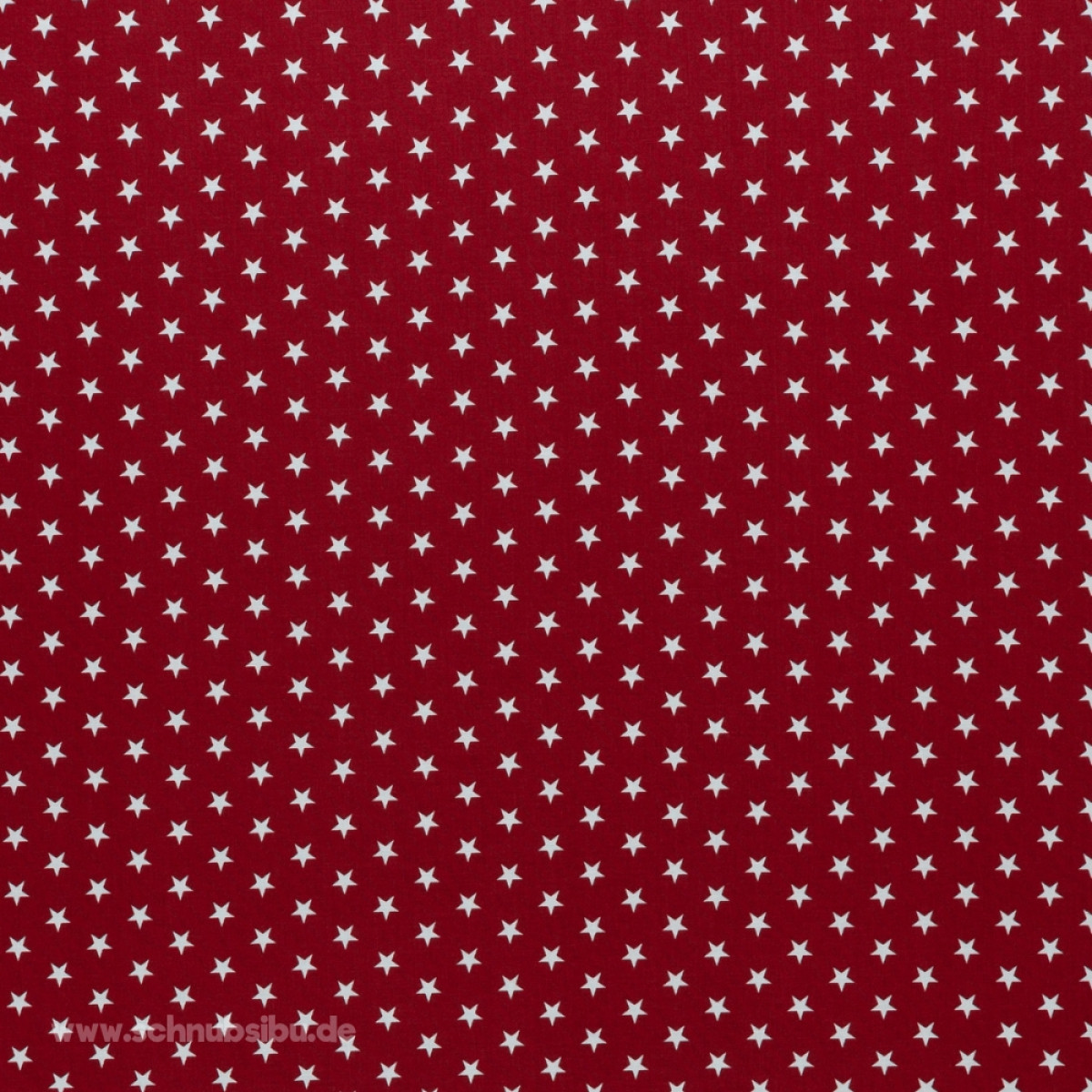 Baumwollstoff Sterne rot